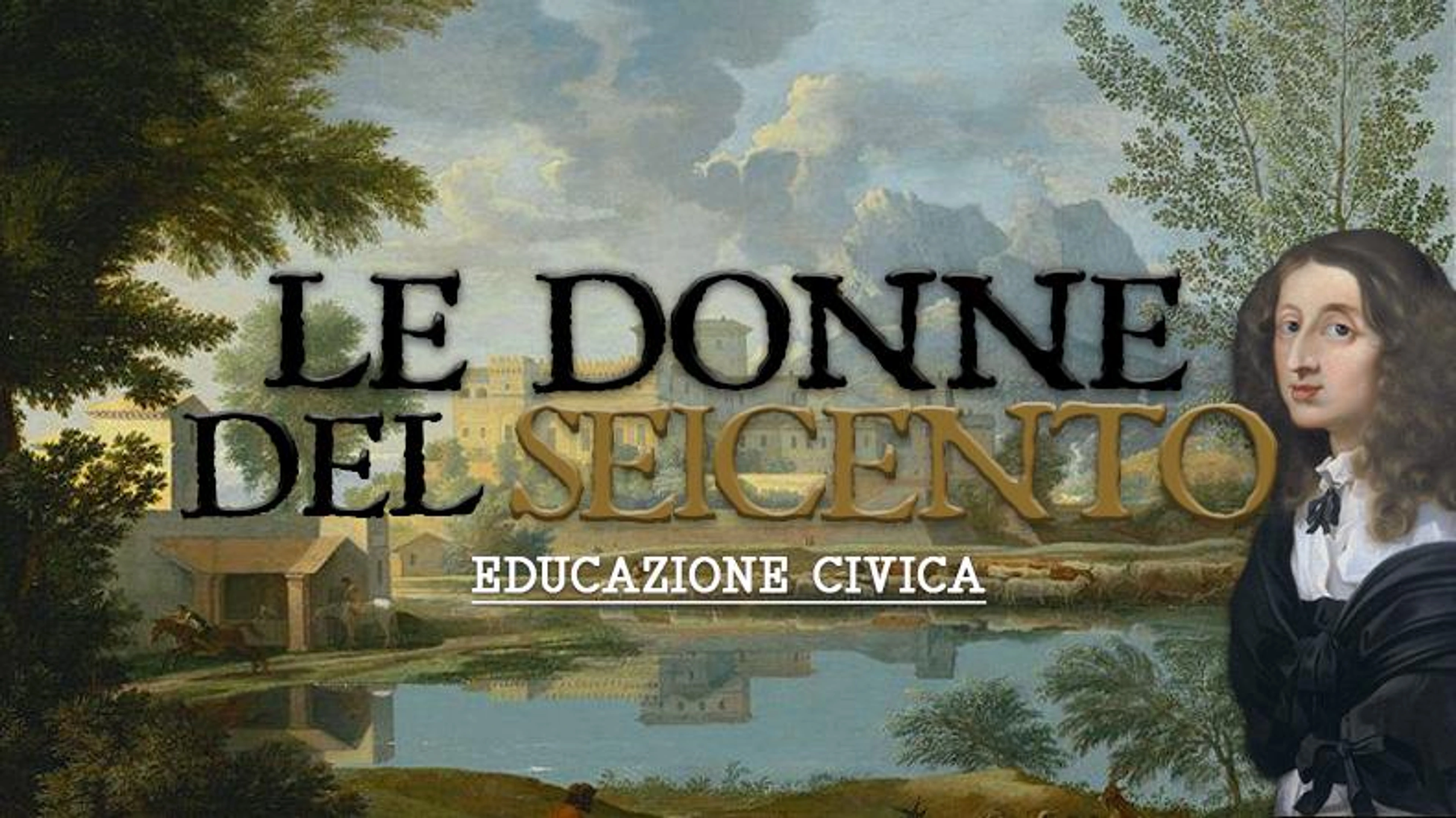 Donne eminenti del seicento.