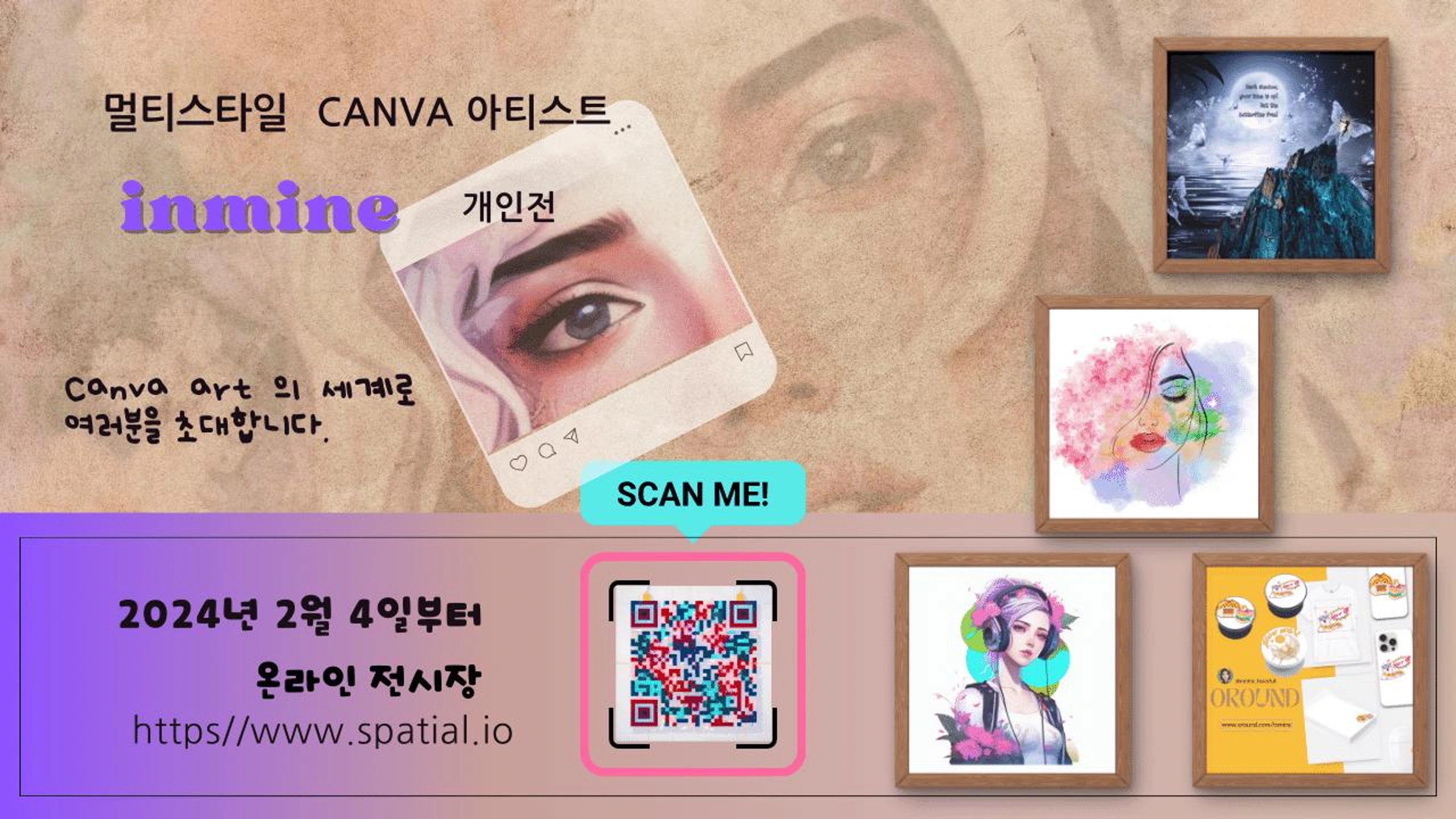 Multistyle Canva Artist Inmine