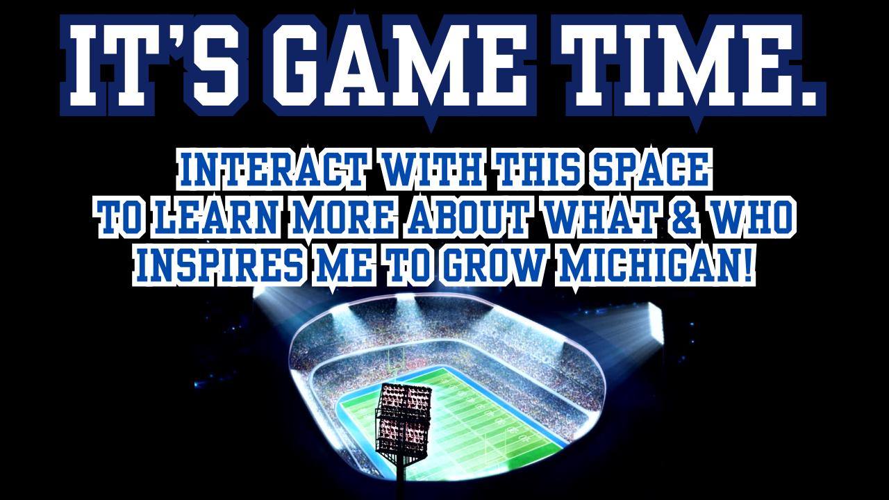 Michigan's Game Plan for Growth! 🏈 MVP Hall 🏈