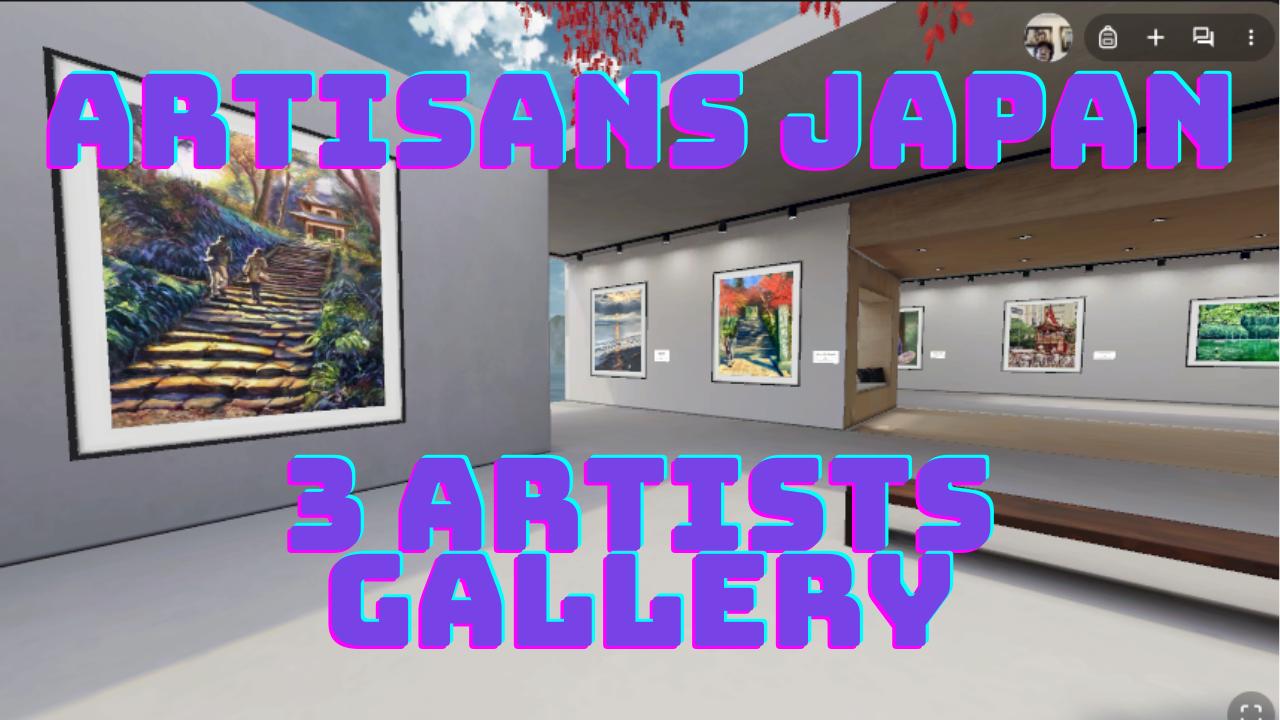 Artisans Japan Gallery - 3 Artists Paintings