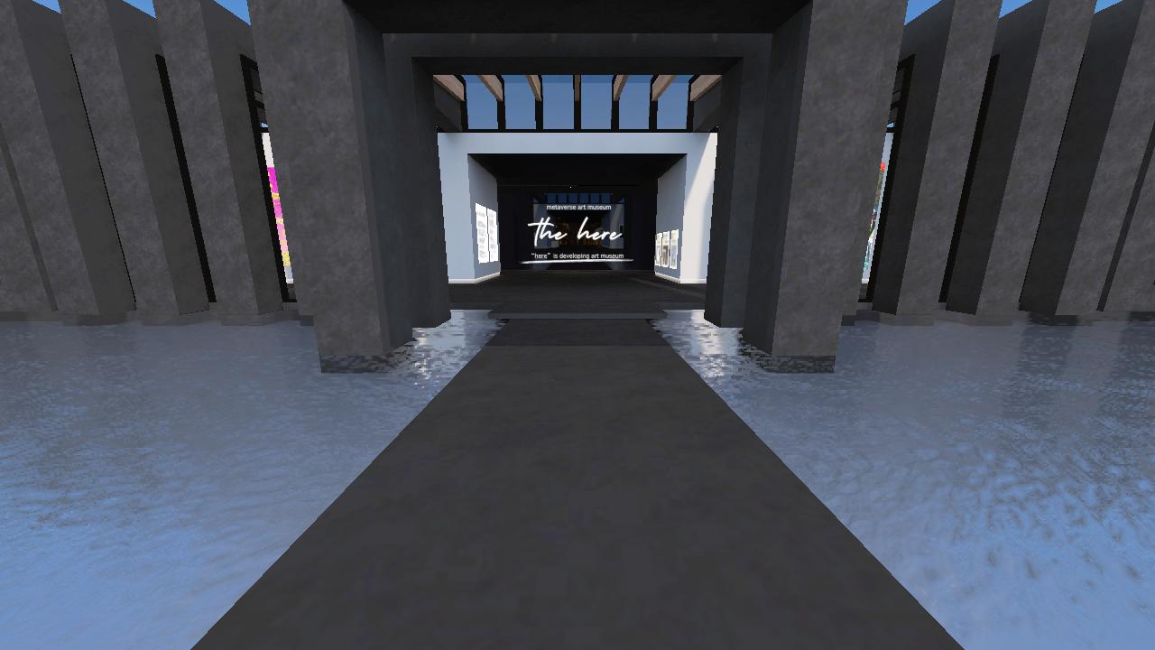 the here-metaverse art museum-Main Area