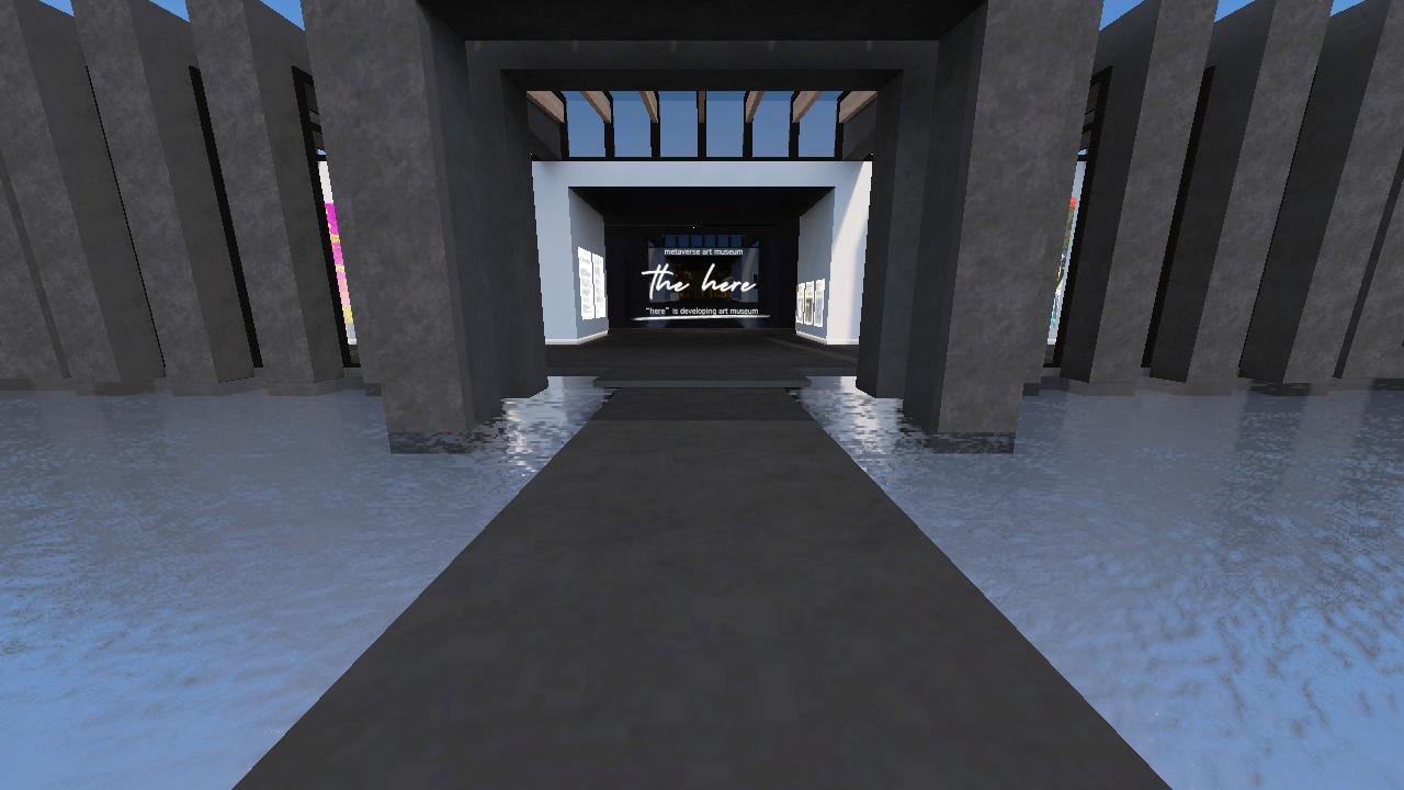 the here-metaverse art museum-Main Area