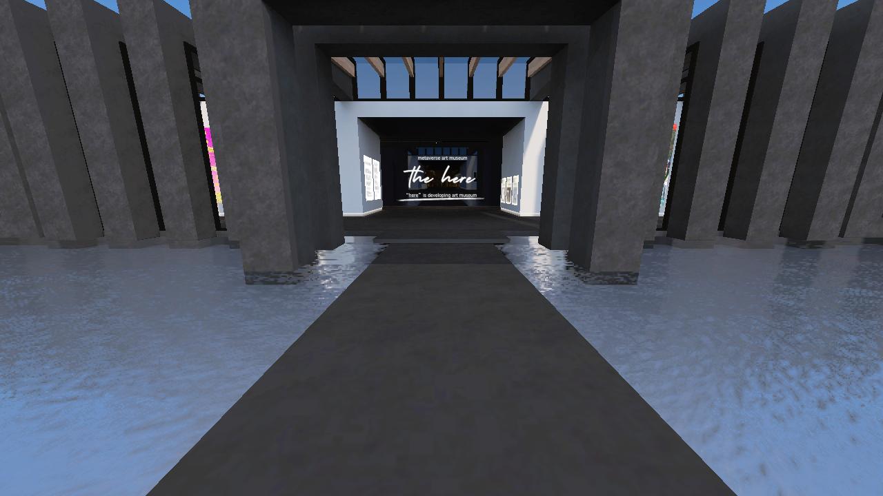 the here-metaverse art museum-Main Area