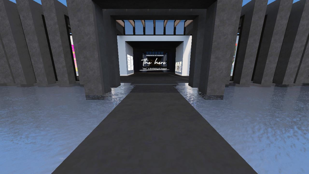 the here-metaverse art museum-Main Area