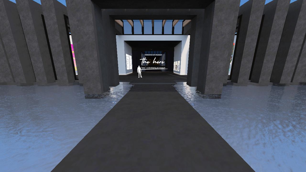 the here-metaverse art museum-Main Area