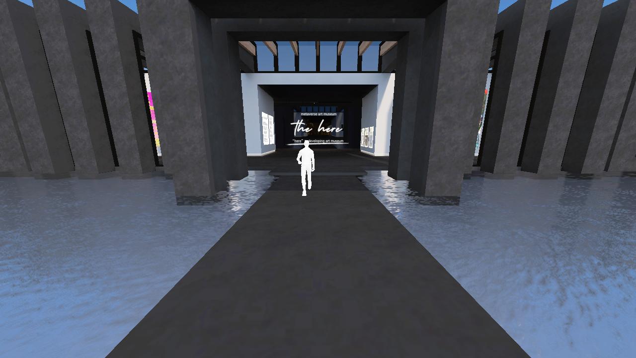 the here-metaverse art museum-Main Area