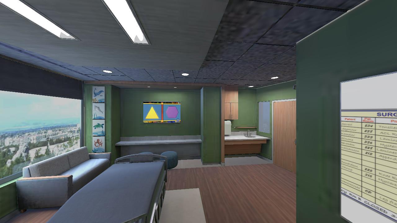 Children's hospital room