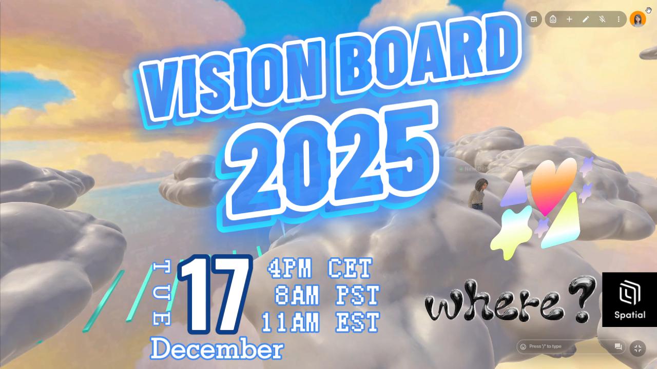 CLOUD9 - Vision Board Your 2025!