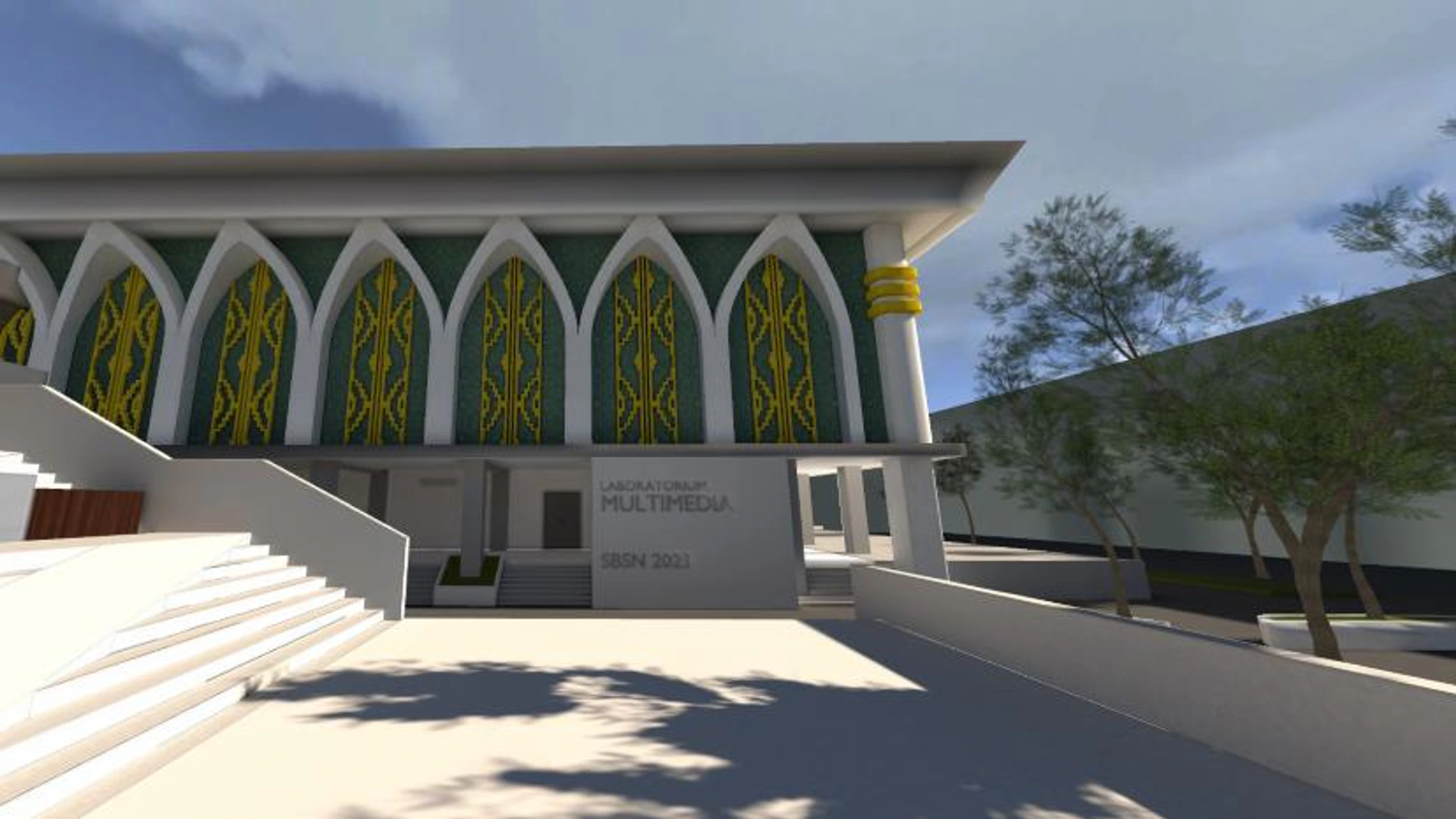 OUTDOOR - GEDUNG MULTIMEDIA IAIN KENDARI