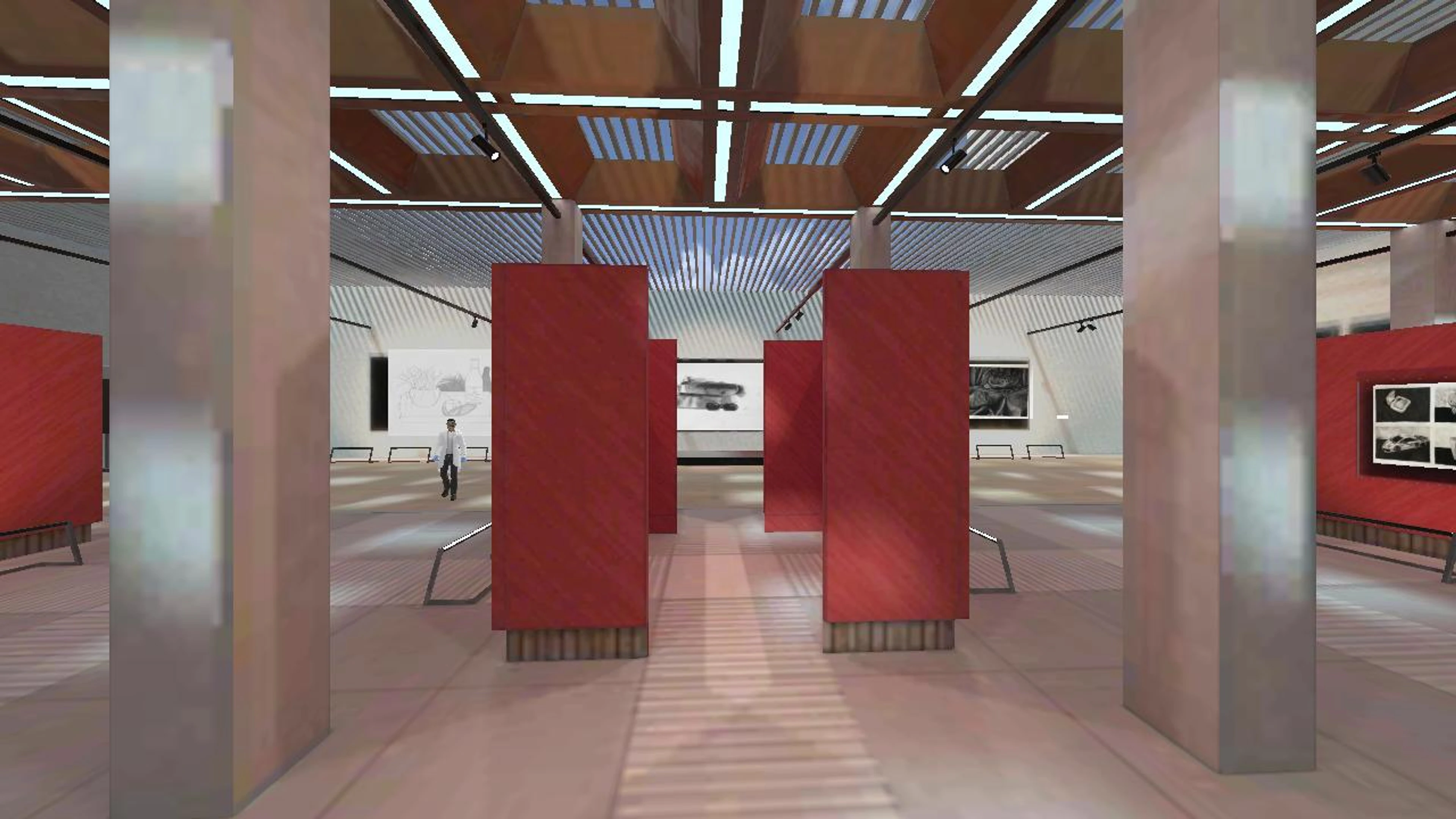 Professor Depew Student Art Discussion Space