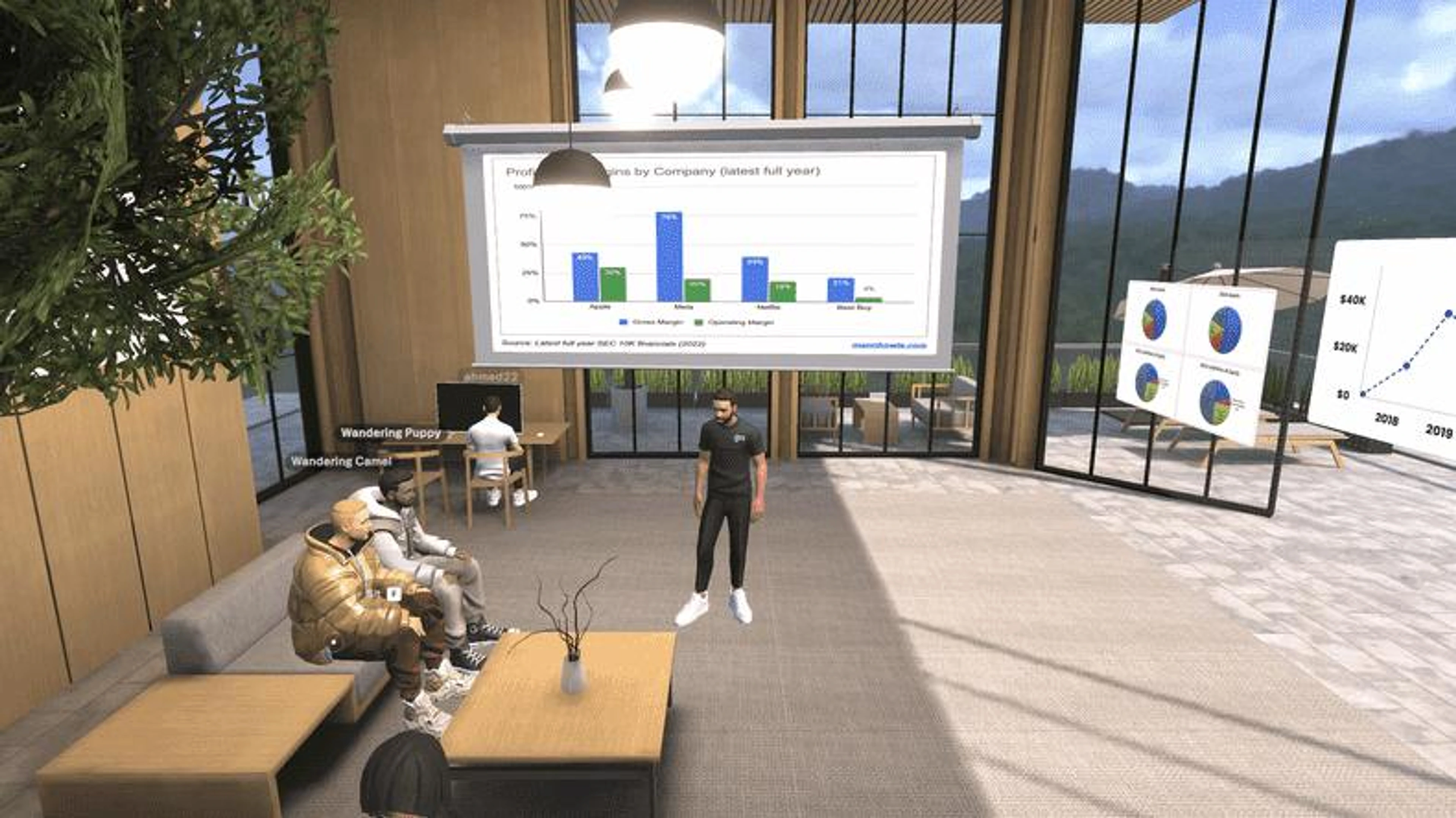 Accounting Workspace in Metaverse