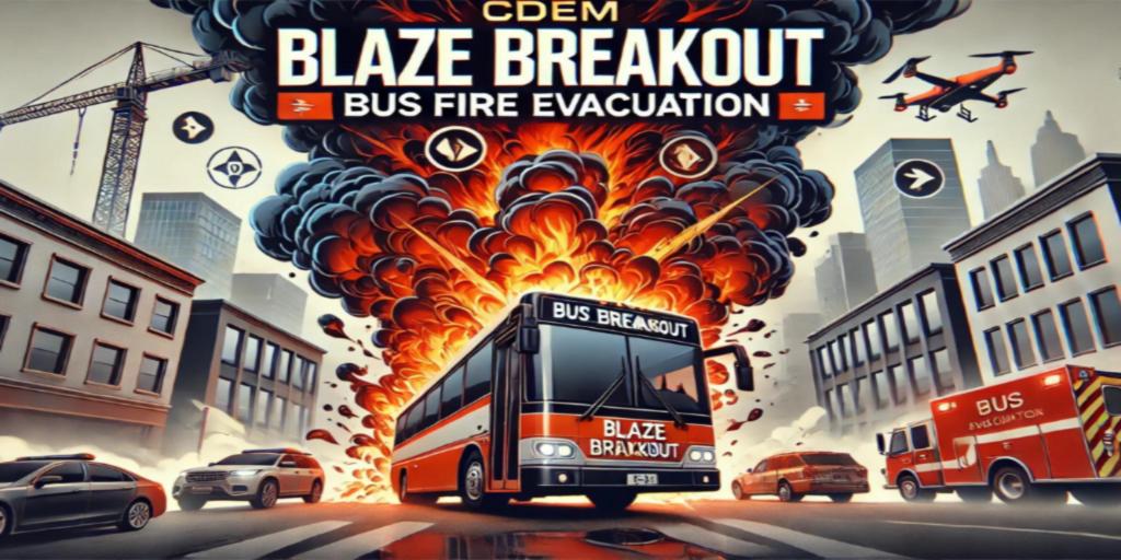 VR1 V3 Blaze Breakout : Bus Fire Evacuation