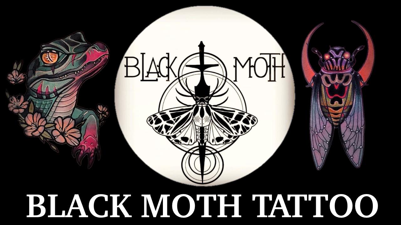 Black Moth Tattoo