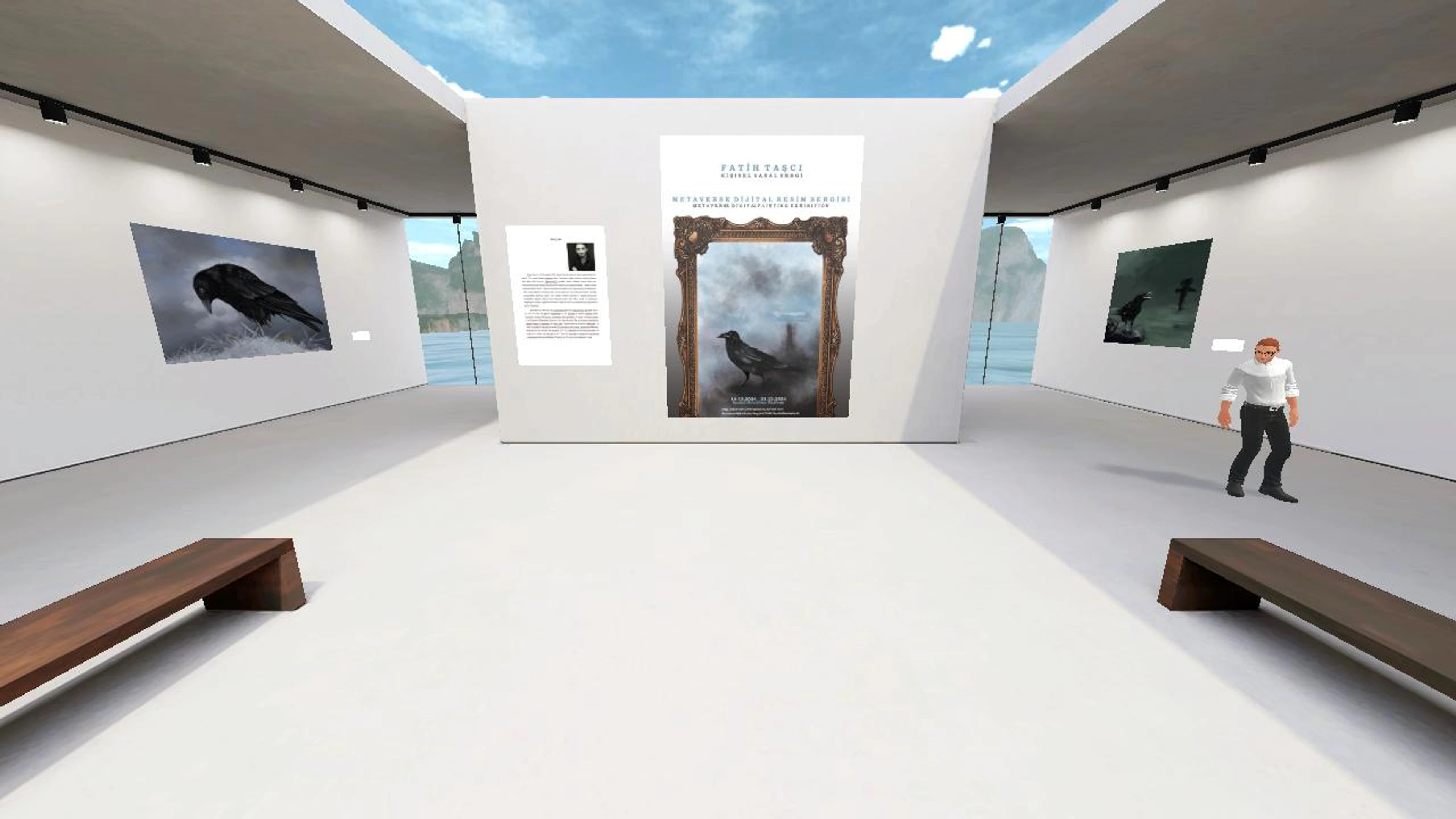 Fatih Taşcı Metaverse Dijital Resim Sergisi