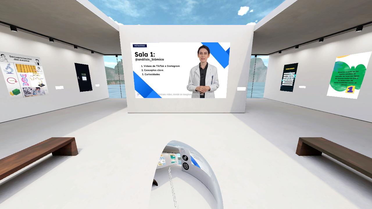 Metaverso UCA: Análisis biómico y bioinformática.
