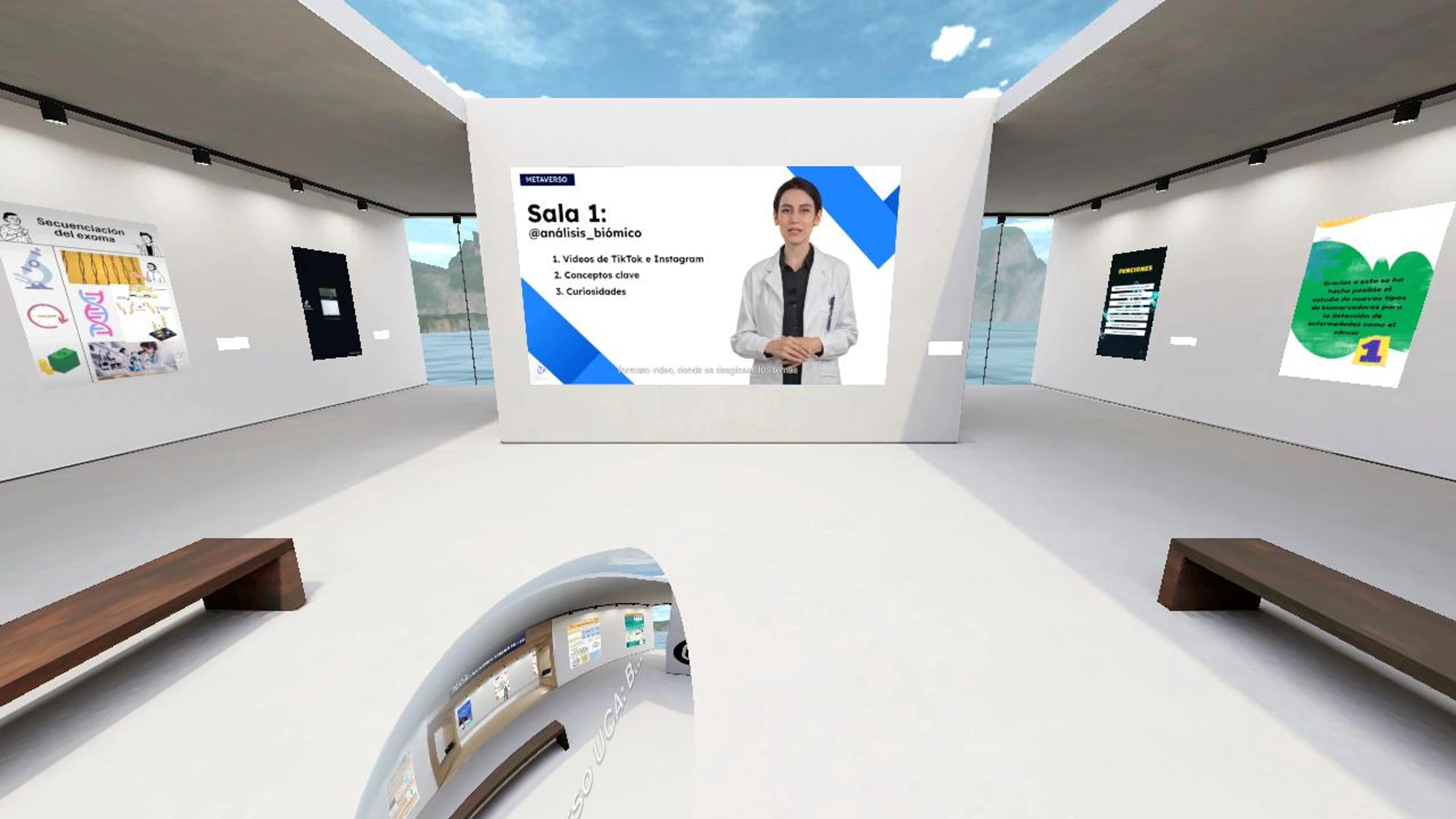 Metaverso UCA: Análisis biómico y bioinformática.