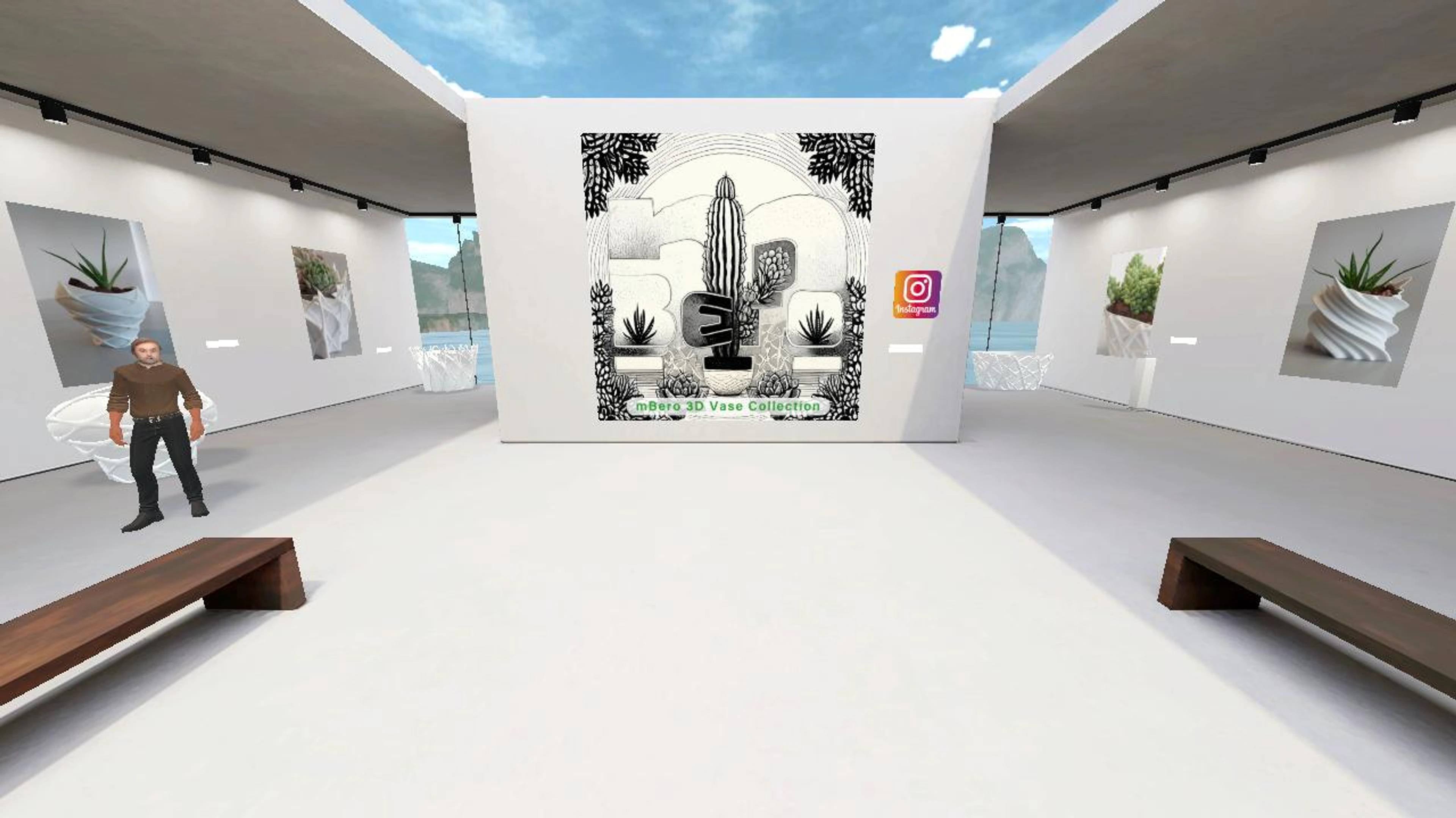 mBero - 3D Pot Interior Decor