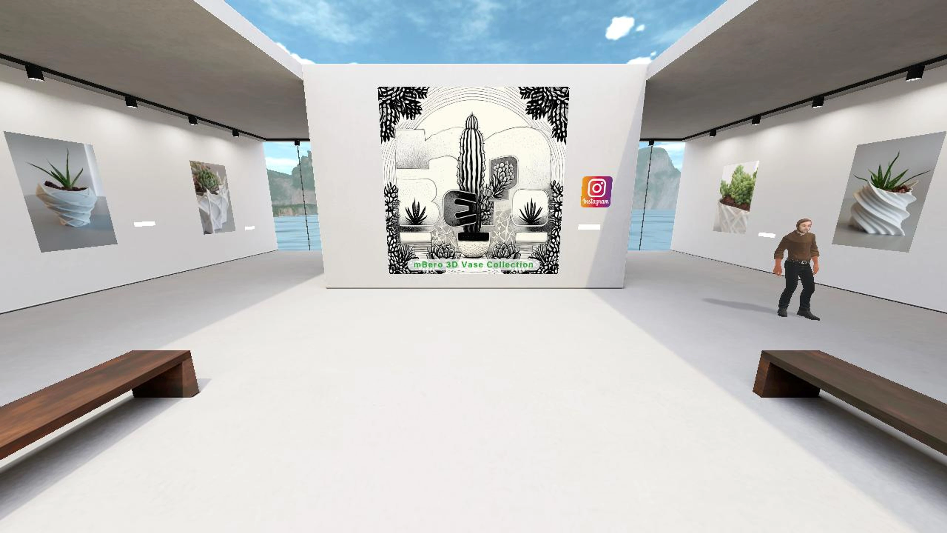 mBero - 3D Pot Interior Decor