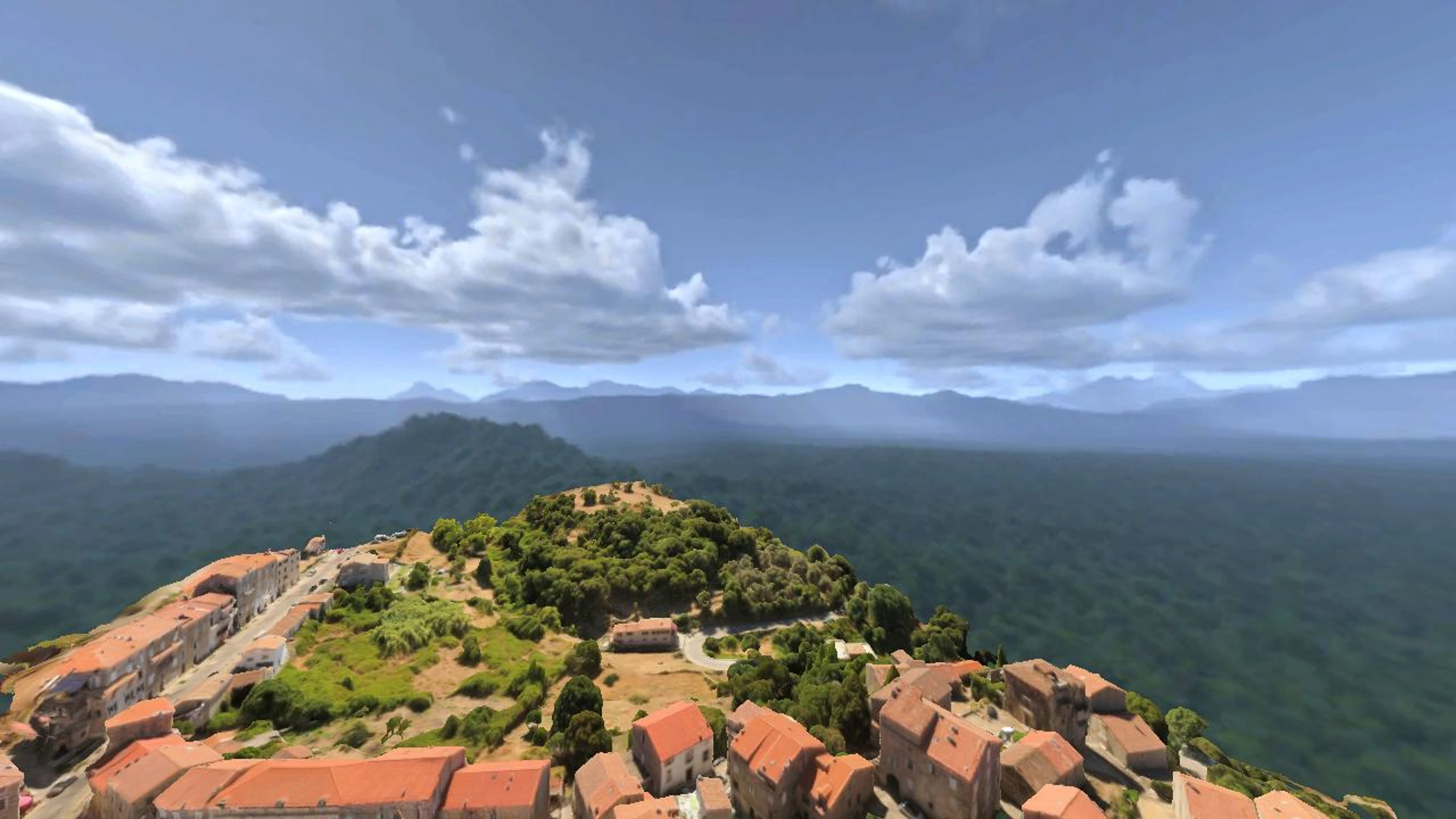 Abandoned Hilltop Village