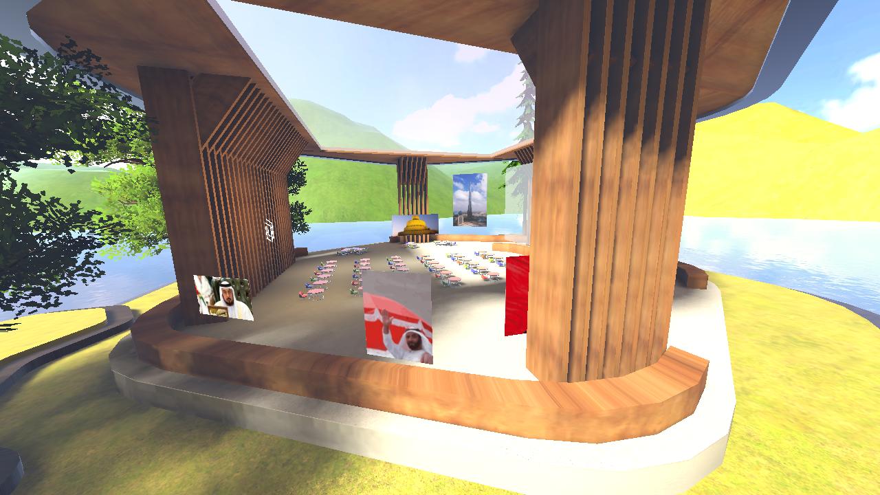  3D حديقة الإستراخاء في مدينة العين