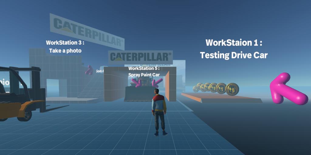 CATERPILLAR TEST WORKSTATION