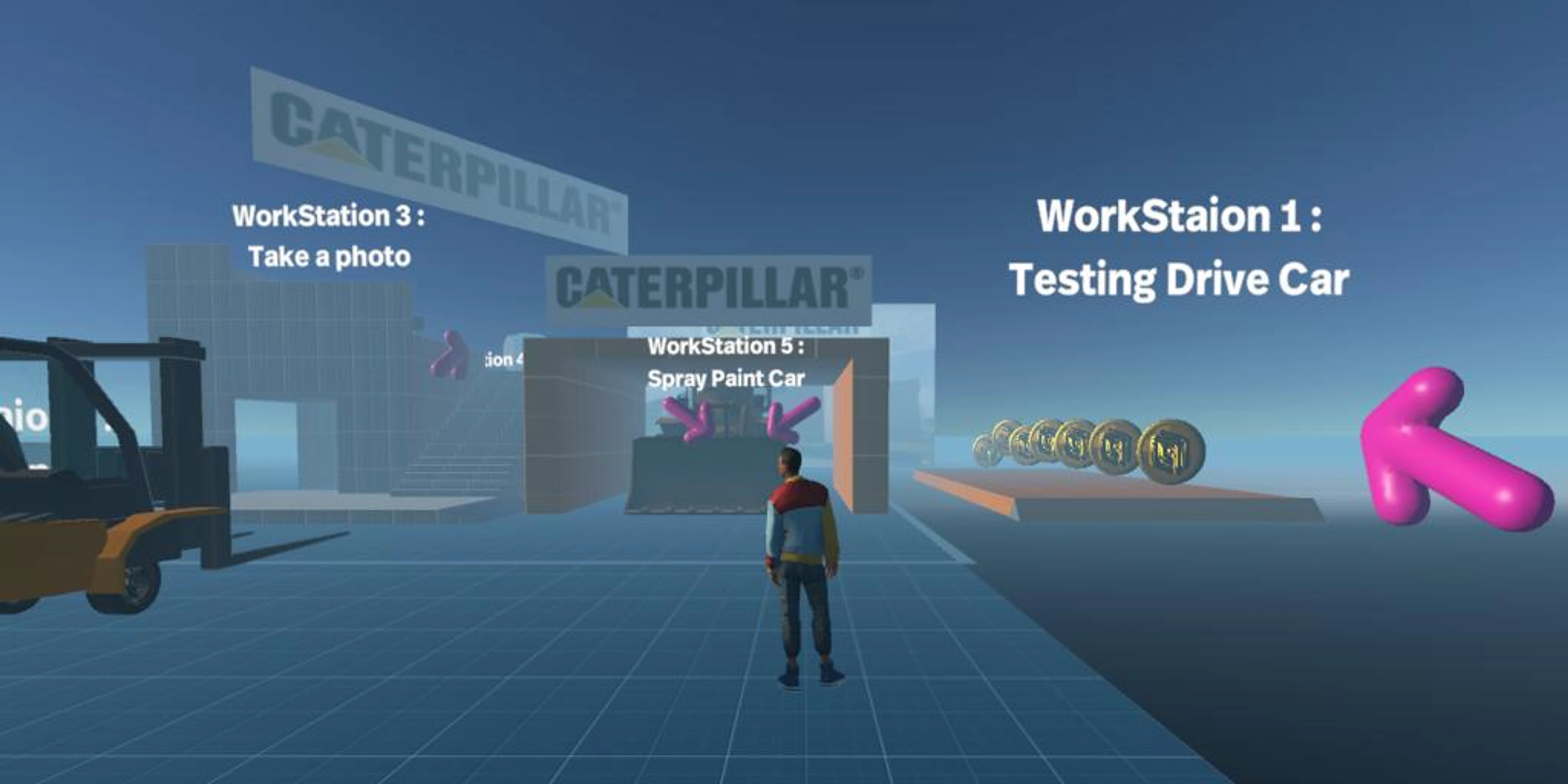 CATERPILLAR TEST WORKSTATION