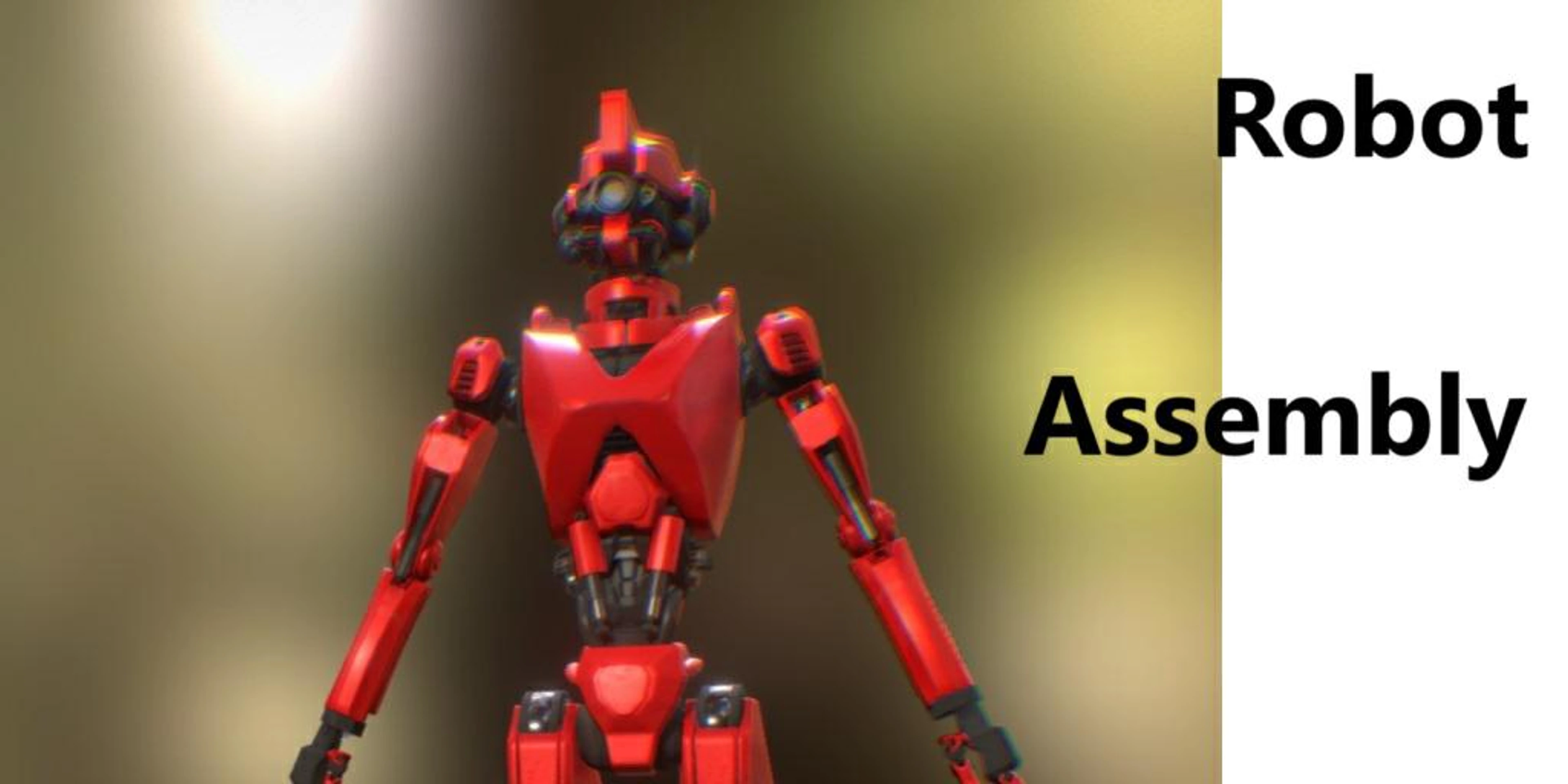 Robot  tutorial Unity assembla parti