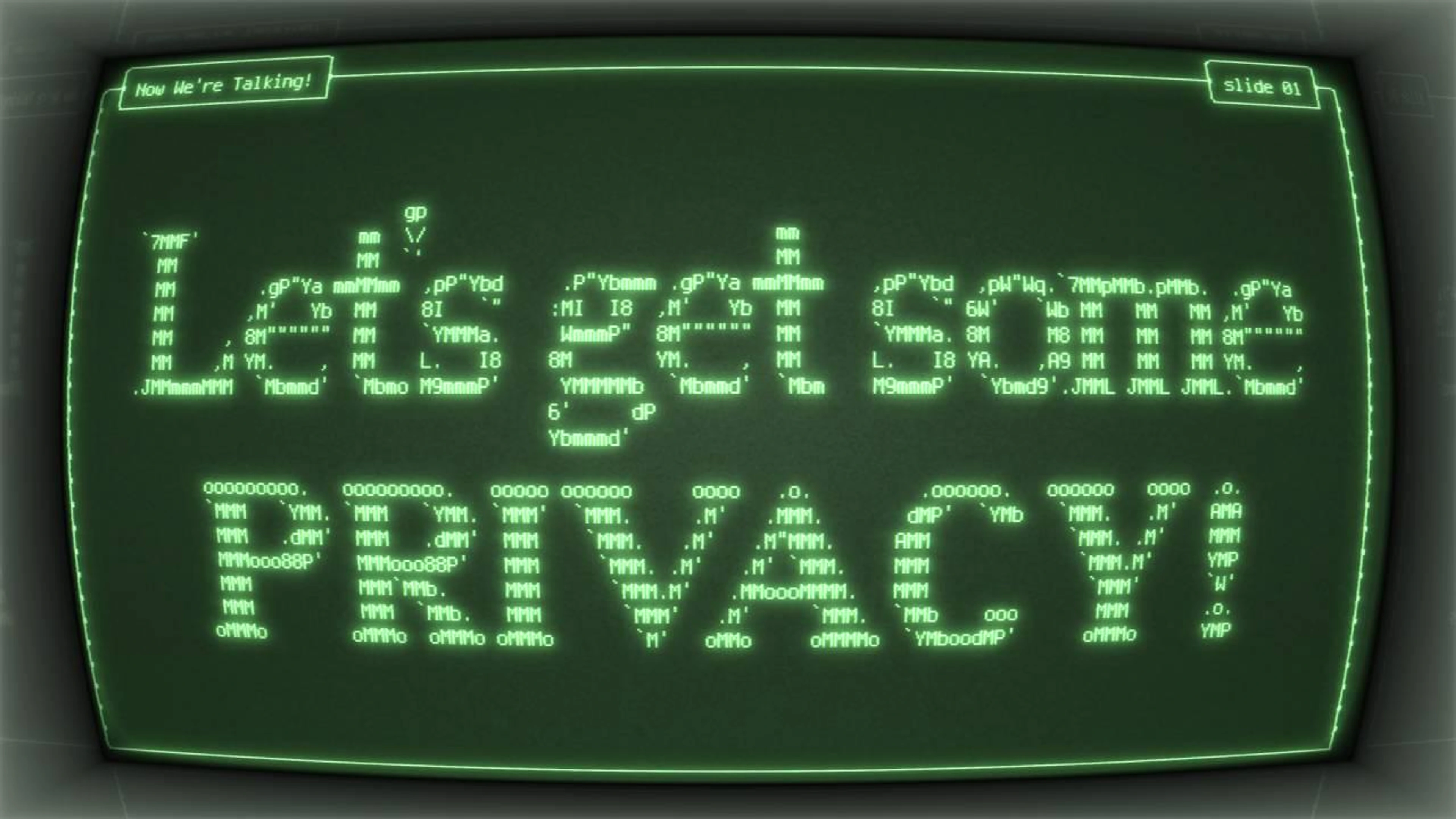 Now We're Talking about Privacy