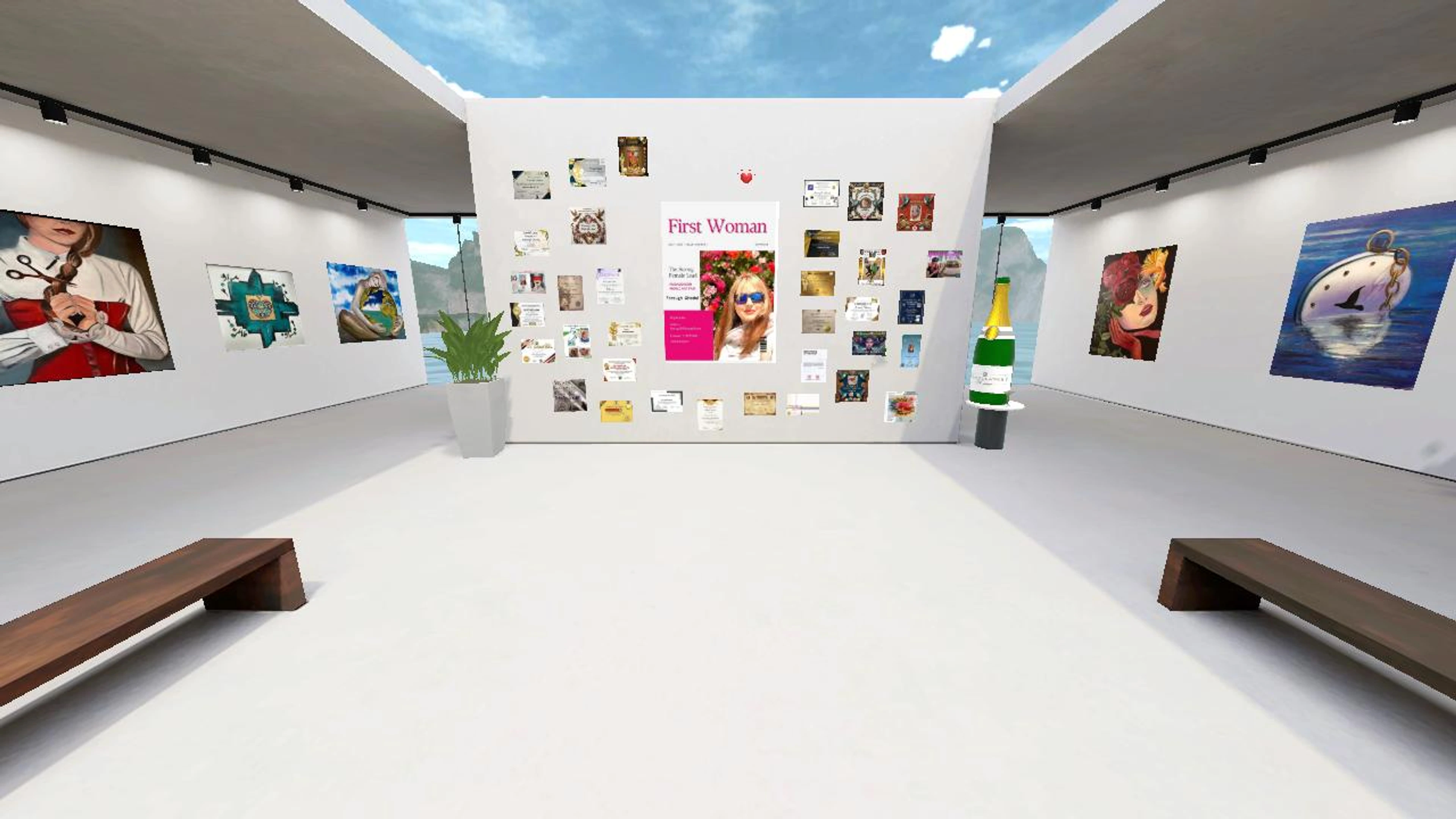 Art Painter Forough's 3D Gallery