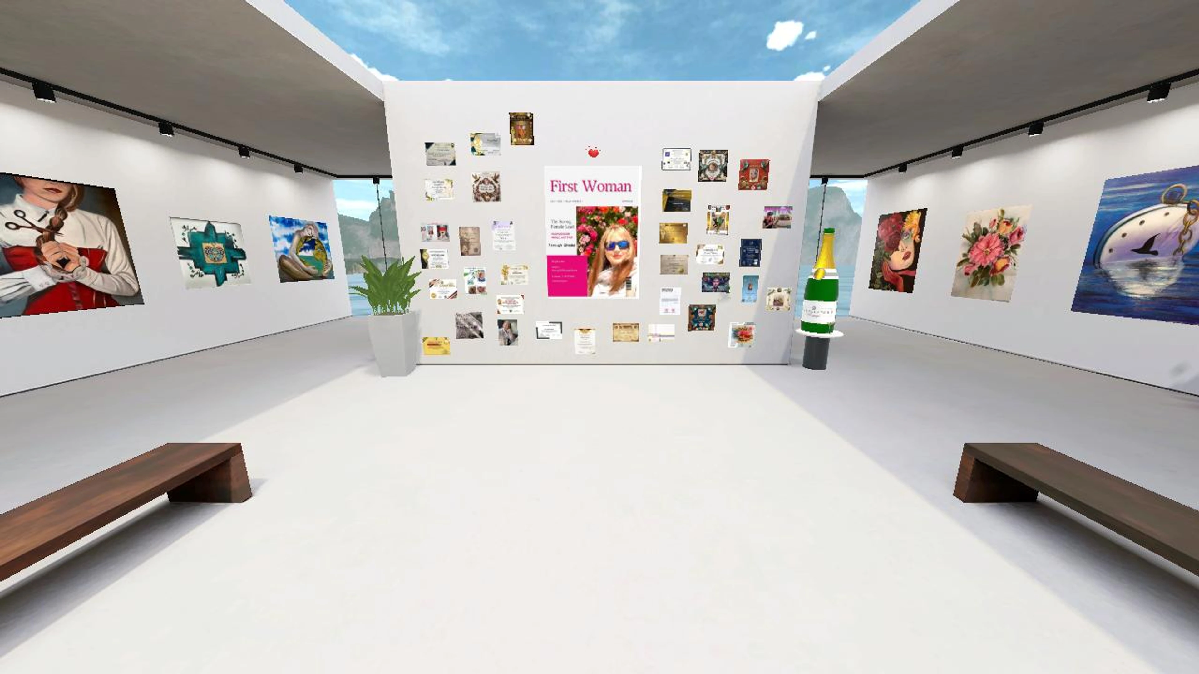 Art Painter Forough's 3D Gallery