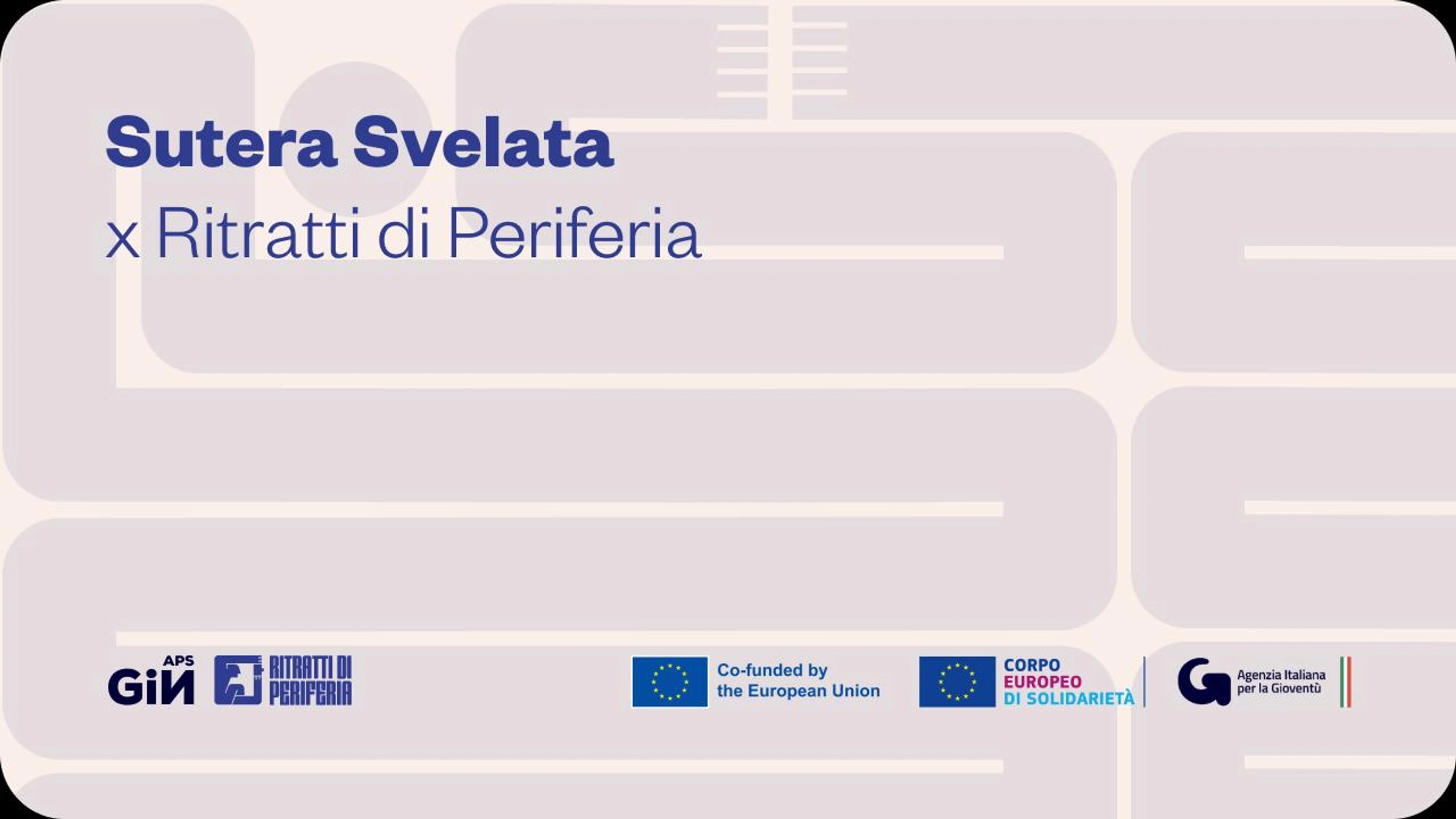 Sutera Svelata x Ritratti di periferia