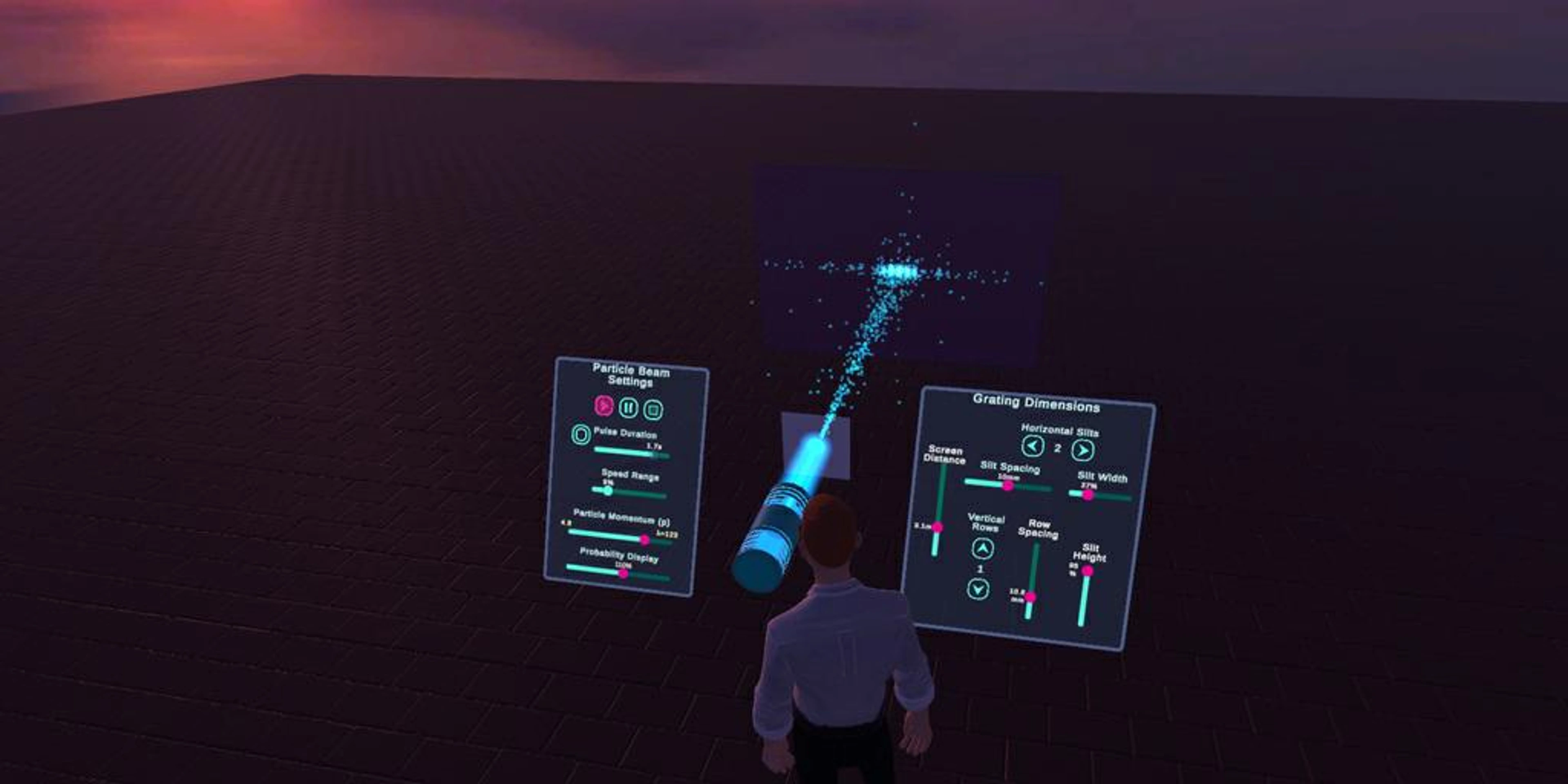 Quantum Double Slit 3D