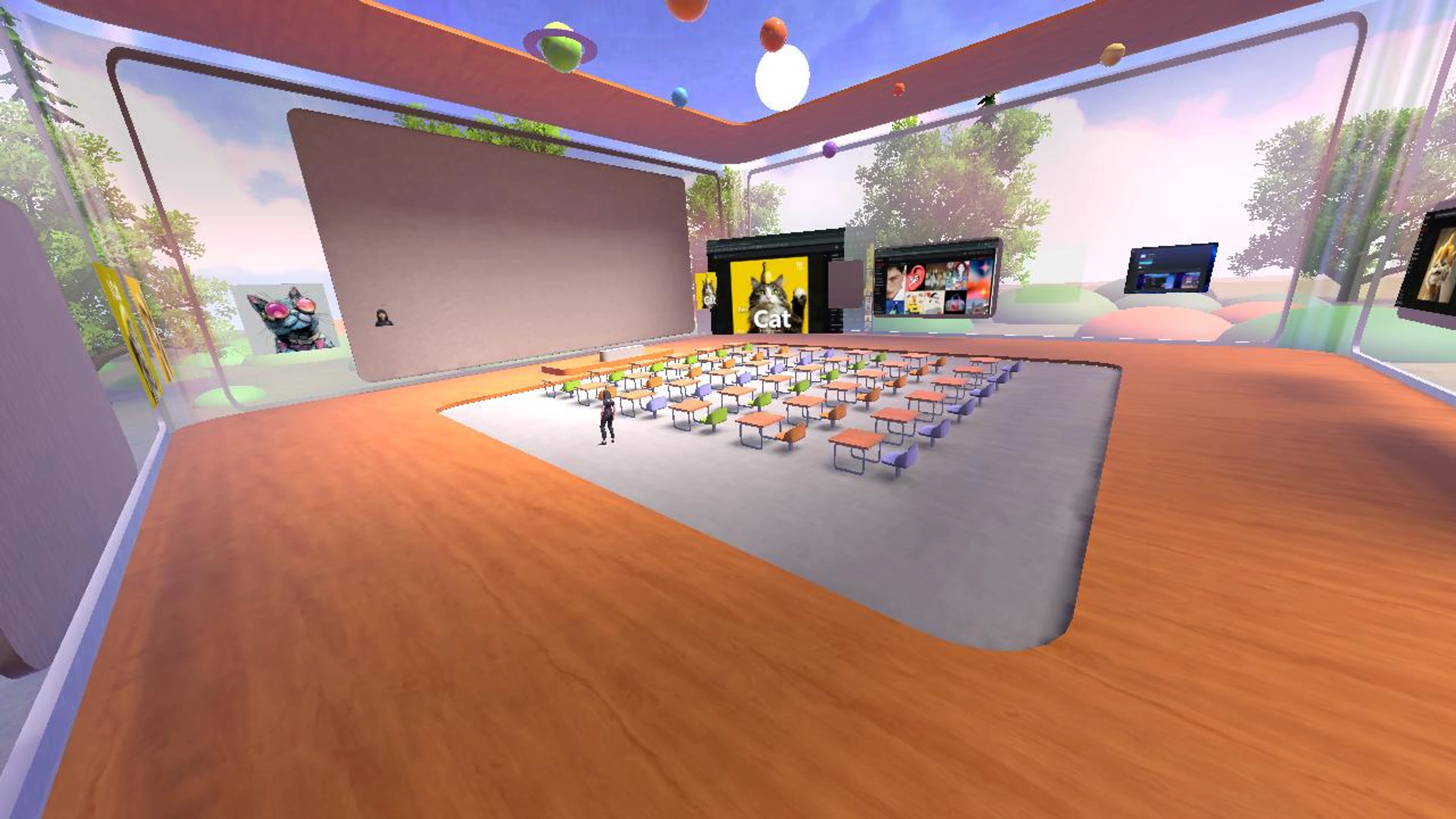 8-second cafe classroom