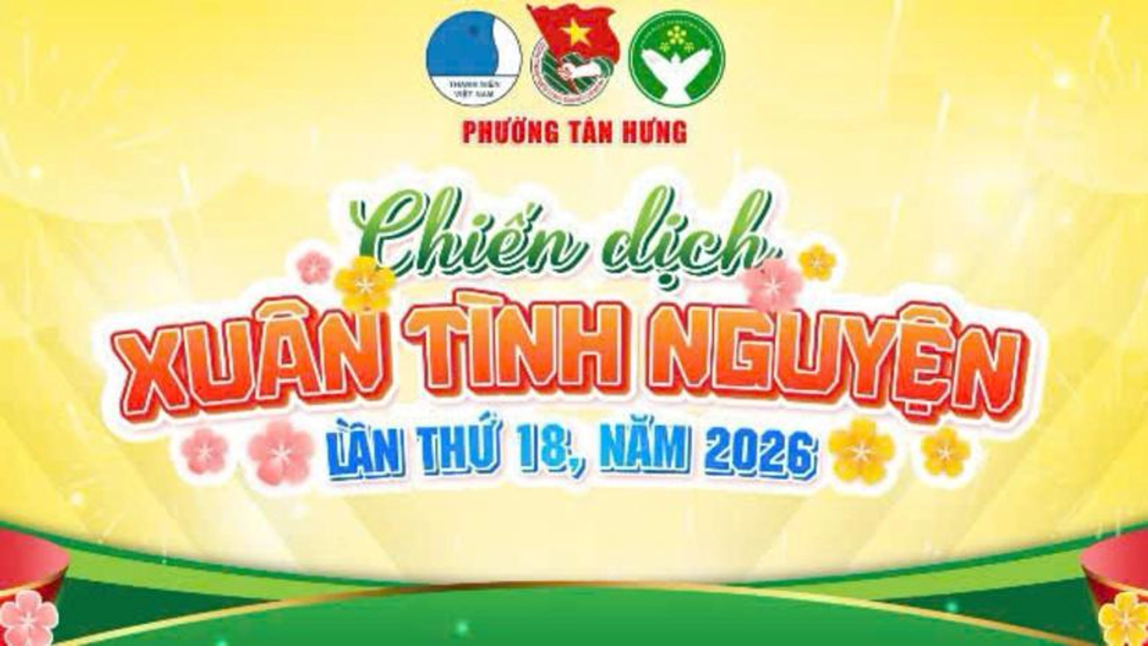 Ra quân Chiến Dịch Xuân Tình Nguyện Phường Tân Hưng năm 2026