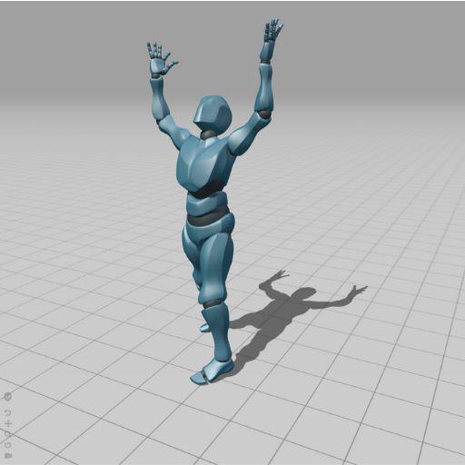 Hands Up Animation