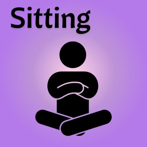 Sitting cross-legged