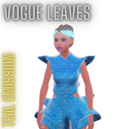 VOGUE Leaves Teal Emission