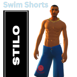 Dope Stilo_Swim Shorts Blue